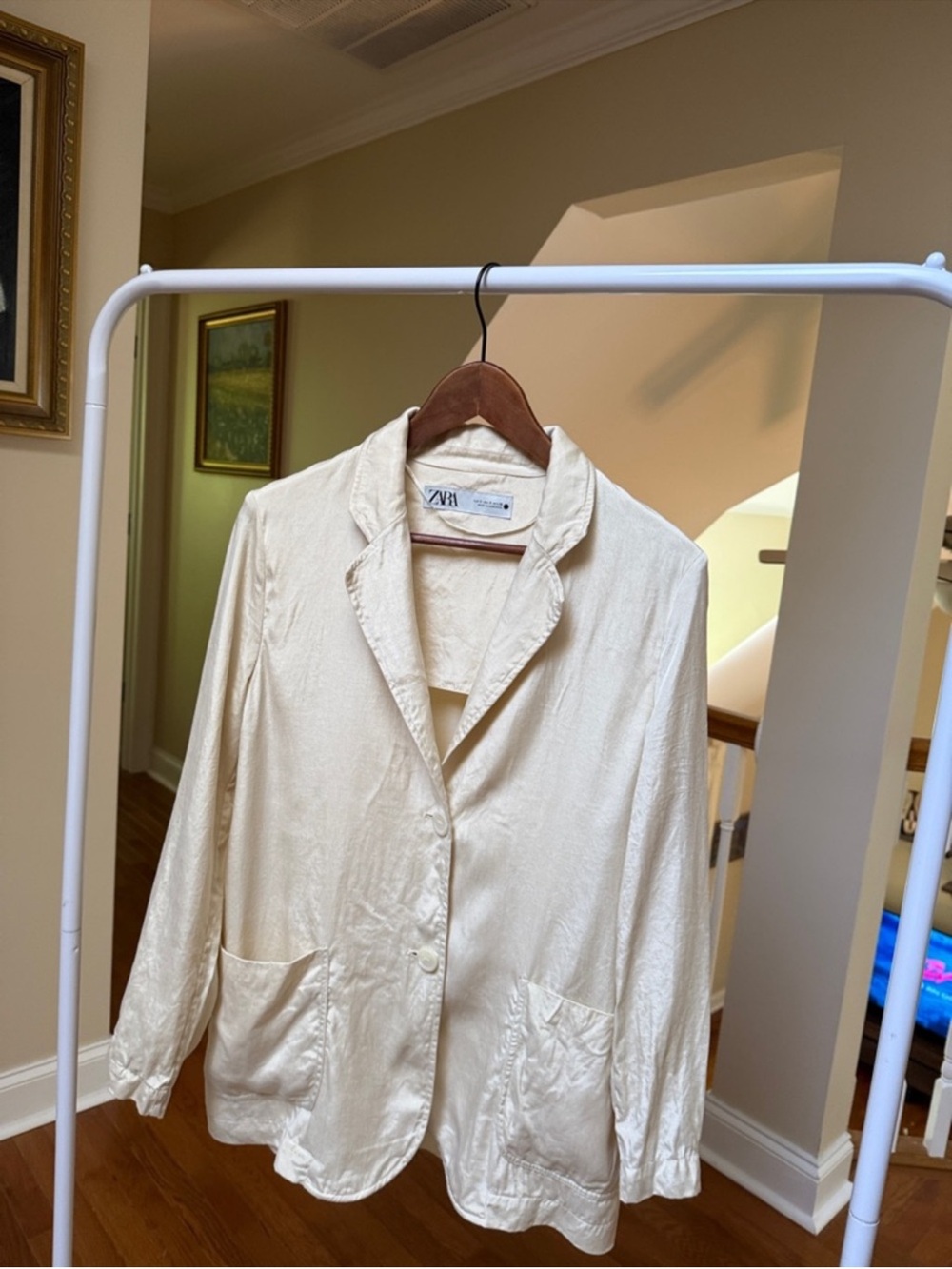 Nfs❌ZARA 100% lyocell blazer with lapel collar - Picture 5 of 7